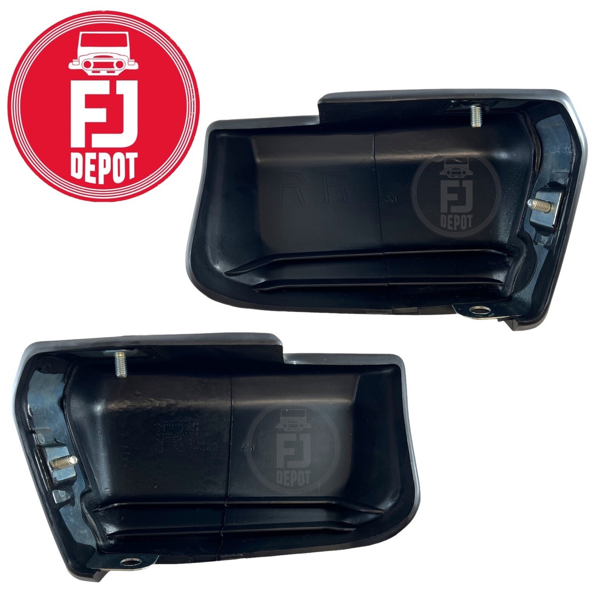 REAR BUMPER END CAP FJ62 HJ60 TOYOTA LAND CRUISER OEM GENUINE PAIR