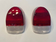 Pair Of Vw Volkswagen Bug Beetle Red Tail Light Lens Beetle 1968 - 1970