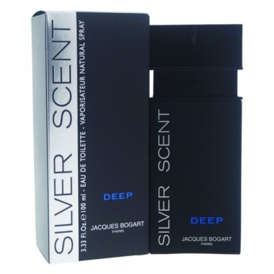 Jacques Bogart Silver Scent Deep  EDT Men 100ml/ 3.3 Fl Oz Perfume Original Box