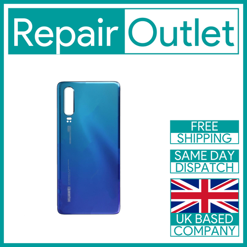 For Huawei P30 Replacement Rear Battery Cover Back Glass (Aurora) UK Stock - Picture 2 of 4