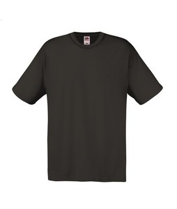 Fruit of the loom coton uni léger pas cher budget tee t-shirt tshirt noir Fruit of the loom coton uni léger pas cher budget tee t-shirt tshirt noir