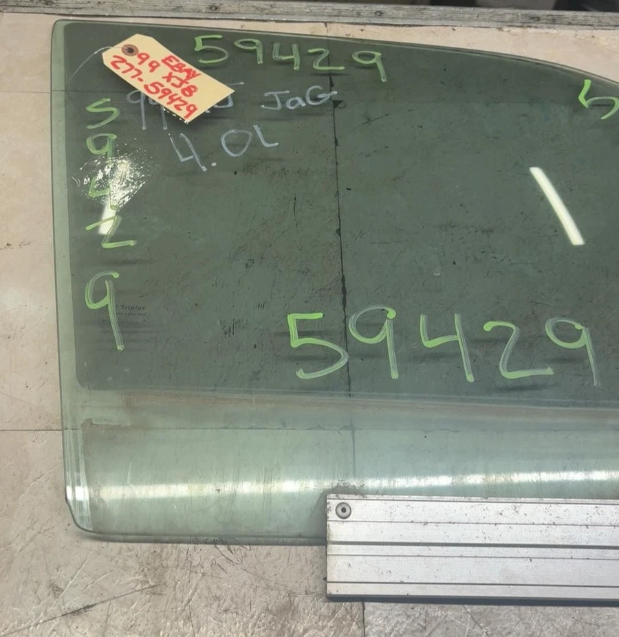 1998-2003 JAGUAR XJ8 1995-1997 XJ6 Passenger Side Right Front Door Glass Window Foto 2 de 4