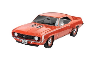 REVELL - Model Set CAMARO SS 1969 mit Lackierung zum Zusammenbauen - 1/25 - R...