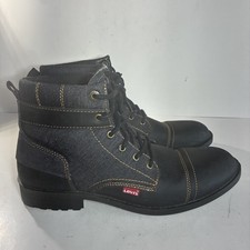 Botas de mezclilla Levi’s Artesian para hombre talla 11 negras