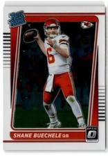 2021 Donruss Optic Rated Rookie Shane Buechele RC #298 Kansas City Chiefs