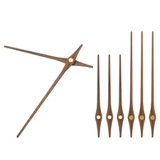 Clock Hands Kit, 4 Set Wooden Clock Hand Parts for 14 Inch Clock, H1
