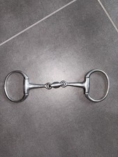 Trensengebiß, Doppelt Gebrochen, Größe 13,5 Cm, Rostfrei, Olivenkopf