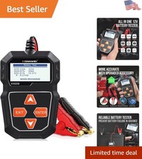 Professional 12v Battery Load Tester - Advanced Auto Analyzer With Alloy Clips Professional 12v Battery Load Tester - Advanced Auto Analyzer With Alloy Clips