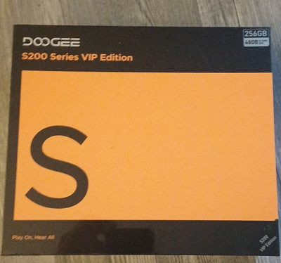 DOOGEE S200 Series VIP Edition Smartphone 256GB 48GB RAM Schwarz/Orange