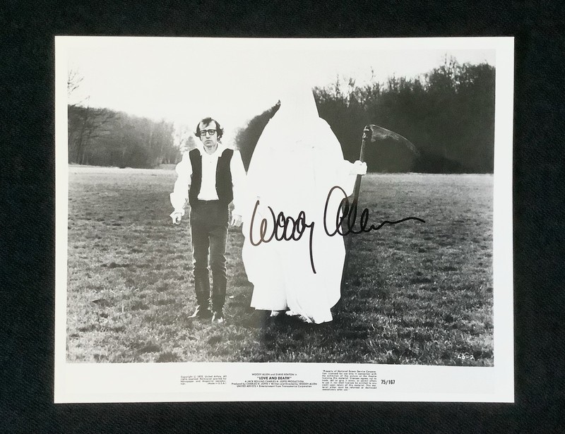 🔥WOODY ALLEN Signed Autograph 8x10 Love And Death, EXCELLENT CONDITION!