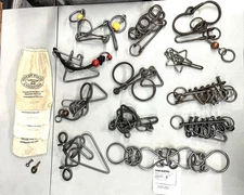 VTG 1990’s-2000’s 12 Metal Tavern Puzzles Mostly Tucker-Jones House USA