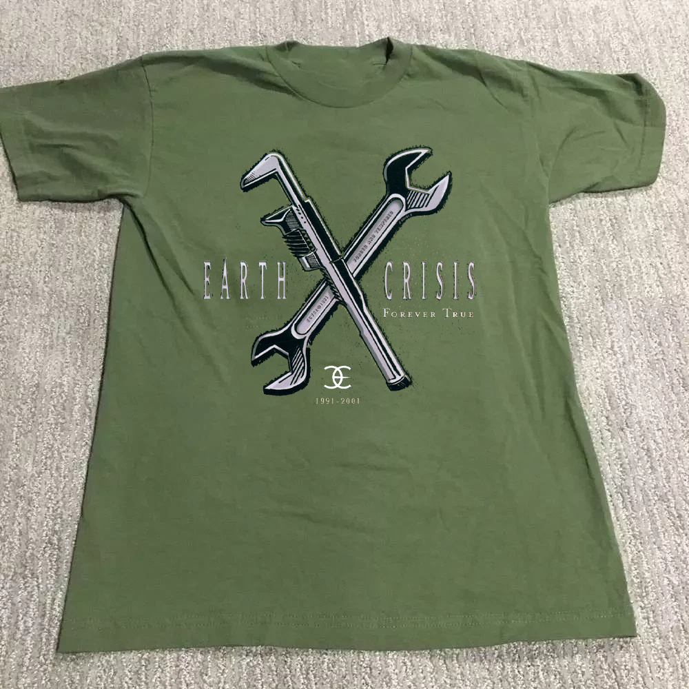 Earth Crisis Band Forever True T Shirt Green All Size S-5XL OM2161