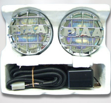 Piaa 510 Round 110mm Driving Spot Fog Lamp Light H3 Bulb Chrome Ion Lens Jdm
