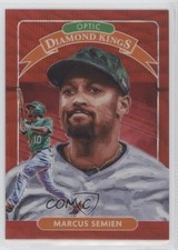 2020 Panini Donruss Optic Diamond Kings Retail Red Wave Prizm Marcus Semien 7eo