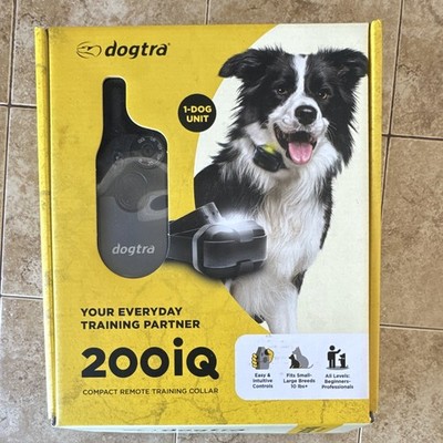 Dogtra 200iQ Compact Remote Training Collar 1-Dog Unit, Black
