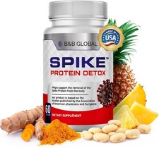 Spike Protein Detox - Support Supplement with Nattokinase 4000Fu,...