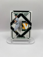 2025 Panini National Treasures Threads Relic Jacob Wilson #TT-JW Athletics /5