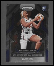 2025 Panini Prizm WNBA #8 Kiki Iriafen Fearless RC