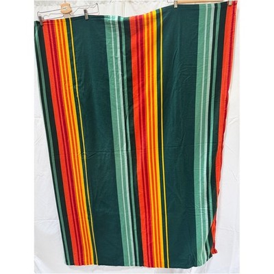Pendleton Glacier Park Hazel Creek Striped Multicolor Flannel Twin Sheet