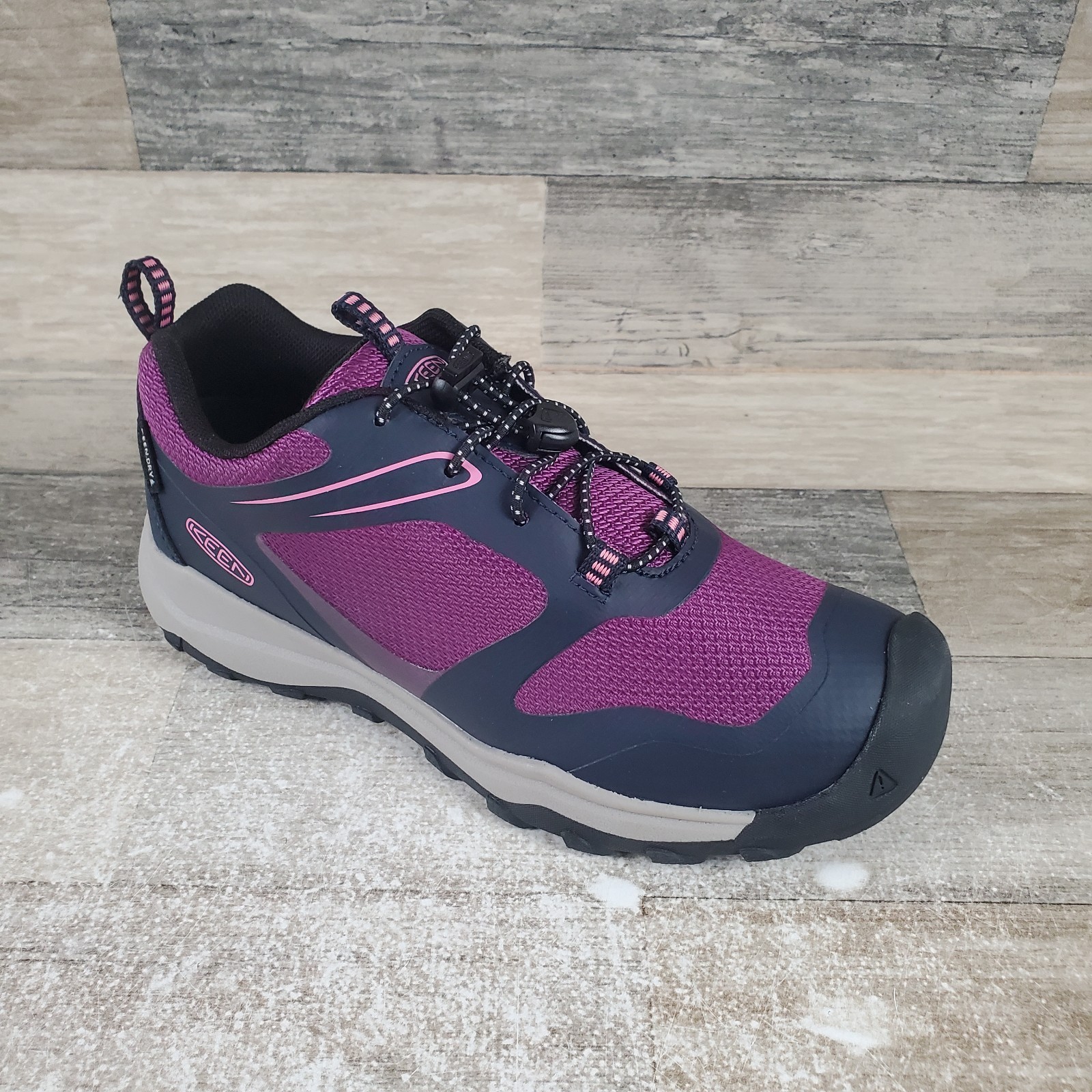 Scarpe da trekking Keen Wanduro basse per bambini 2 Sky Captain Carisma impermeabili punta tonda