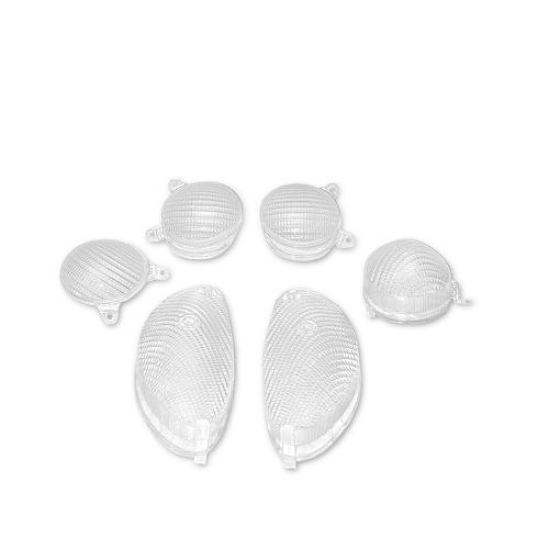 Cabochon clignotant transparent Yamaha Majesty 125 1999-2002 blister de 6