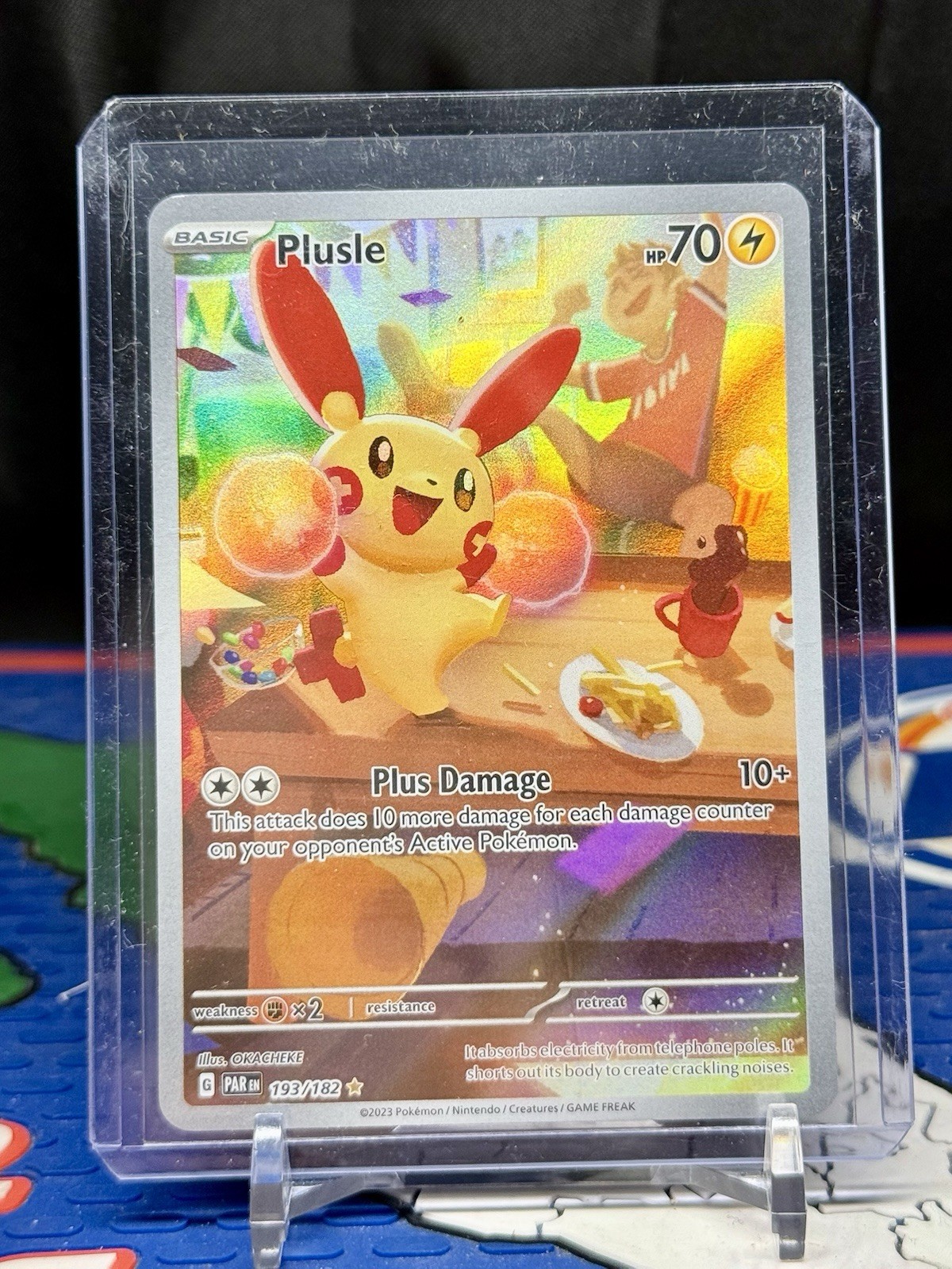 Plusle 193/182 Illustration Rare Paradox Rift Pokémon Card