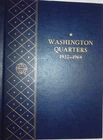 Washington 25C BU Starter Set 2 Whitman Deluxe Albums 33 Silver Coins, 29 Clad