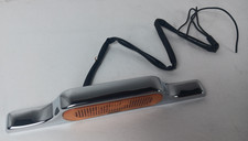 UNBRANDED FOR HARLEY DAVIDSON CHROME W/ORANGE LENS SIDE MARKER LIGHT