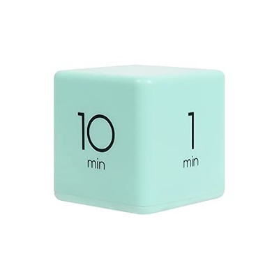 mooas Cube Timer (Mint)  Flip Timer Productivity Timer  Time Management  Block