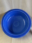 Vintage Fiesta Cobalt Blue Serving Bowl Ceramic Gloss Homer Laughlin KKC