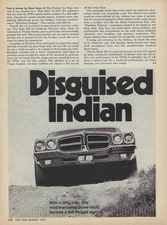 1972 Pontiac WW4 LeMans 400 4 Speed Vintage Magazine Road Test Article Ad 72
