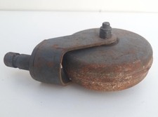 6" Vintage Stamped Metal Industrial Cart Wheel Salvage Rustic Art Projects