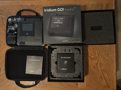 Iridium GO! exec WiFi Hotspot & Satellite Phone, Remote Connection + CASE