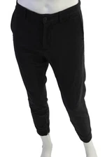 Club Monaco Mens Solid Four Pocket Slim Fit Pants Black Size 32