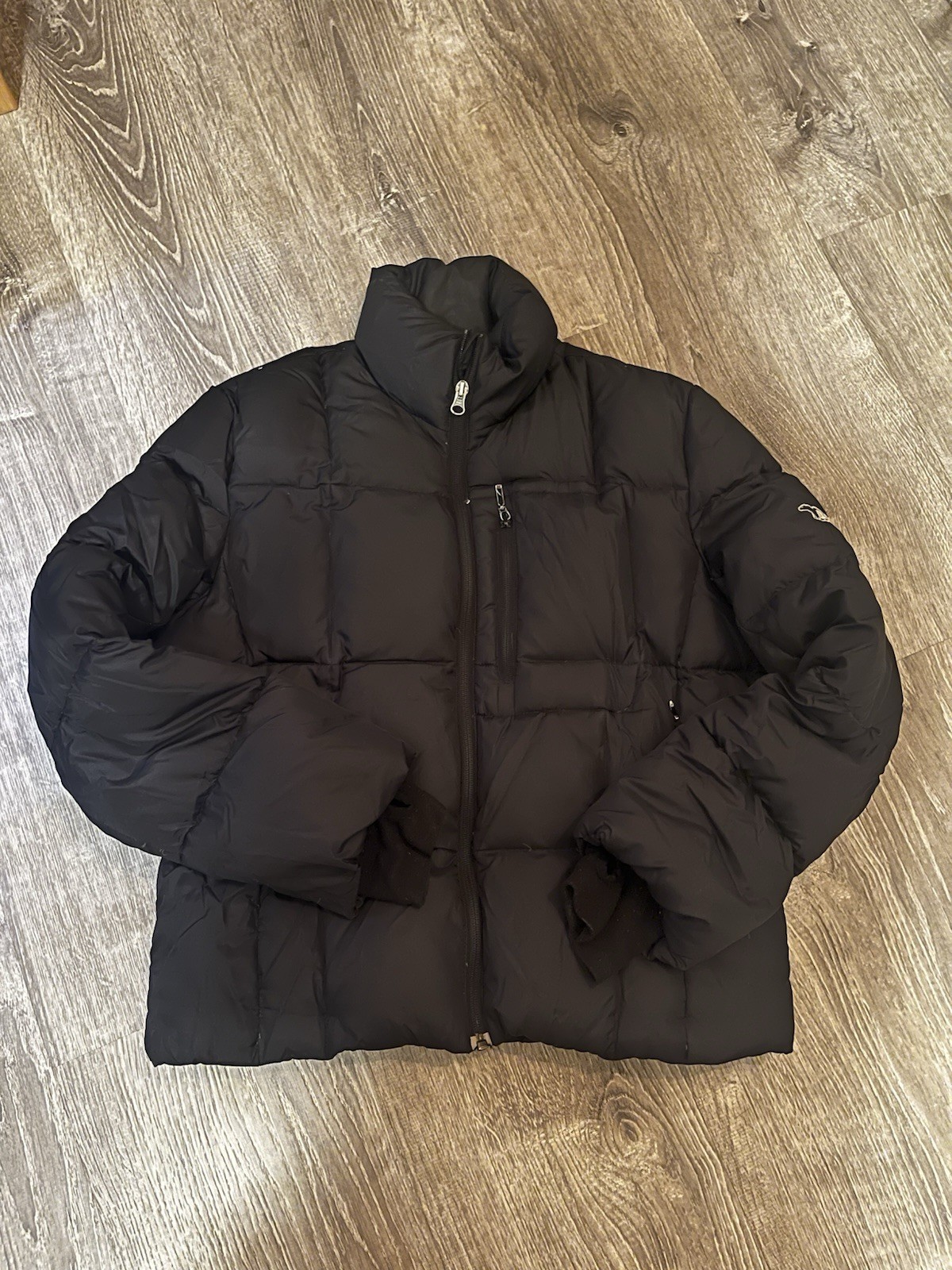 Black Bear Down Puffer Jacket Size Medium - image 1