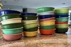 Vintage Fiesta Ramekins Lot 26 Pc 4.75 5.5 Uranium Mixed Colors