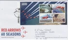 GB ROYAL MAIL FDC DAY COVER 2024 RED ARROWS 60 SEASONS SHEET LINCOLN HANDWRITTEN