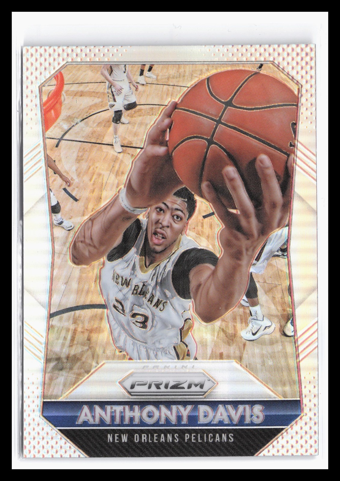 2015-16 Panini Prizm Silver Prizms #55 Anthony Davis New Orleans Pelicans SP JA
