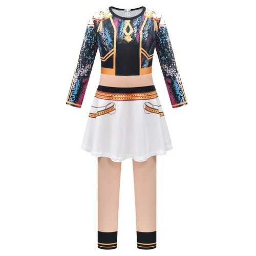 Girls Kpop Demon Hunters Cosplay Jumpsuit Rumi Zory Mira Costume Bodysuit Dress - Picture 38 of 66