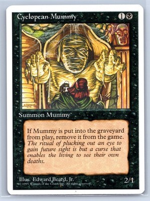 MTG LP-NP Normal Cyclopean Mummy C Fourth Edition