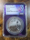 2022 NIUE ABRAHAM LINCOLN MEMORIAL 1 OZT 999 SILVER ROUND ELIZABETH