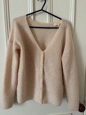 Sezane Women’s Pale Pink Barry Cardigan Size XS Excellent Condition