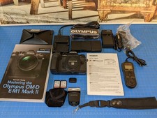 Olympus OM-D E-M1 Mark II Mirrorless Interchangeable Lens Camera Body, Black