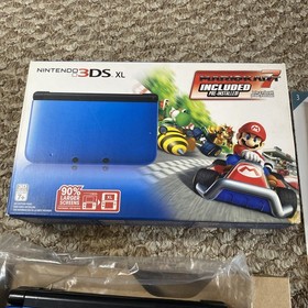 Nintendo 3DS XL Handheld System - Blue/Black USA In Box CiB With Charger