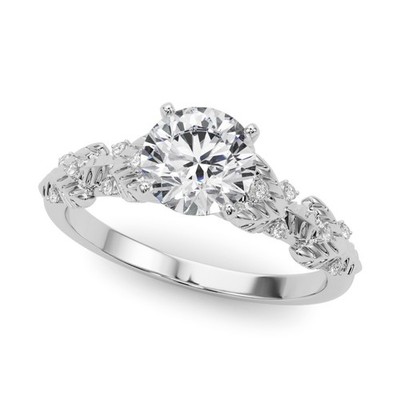 Luxus! 2,00 ct DE/VS Lab Grown Rundschliff Diamant Verlobungsring in Platin