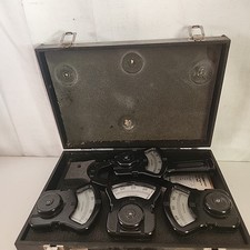 COLUMBIA ELECTRIC TTI-1163X VINTAGE TONG TEST KIT FOR AMPS W/CASE UNMP