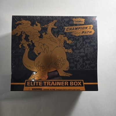 CHAMPIONS PATH ELITE TRAINER BOX FACTORY SEALED 2020 CHARIZARD PROMO CASE FRESH 