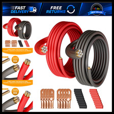 2 Gauge Wire Kit 2-pack 20ft Red 20ft Black Cca Power Ground Cable 2 Gauge Wire Kit 2-pack 20ft Red 20ft Black Cca Power Ground Cable
