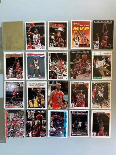 Michael Jordan Lot of 20 Cards – 80s-90s Fleer Upper Deck Skybox Hoops hologram