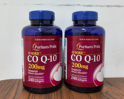 Puritan's Pride Coenzyme CoQ10, Dietary Supplement 200mg - 240 Softgels (2 Pack)